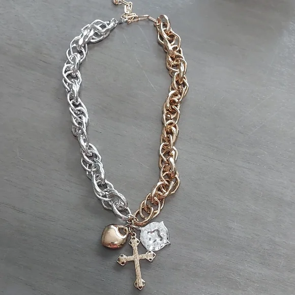 Free People Etta Chain Necklace NWOT - Picture 3 of 6